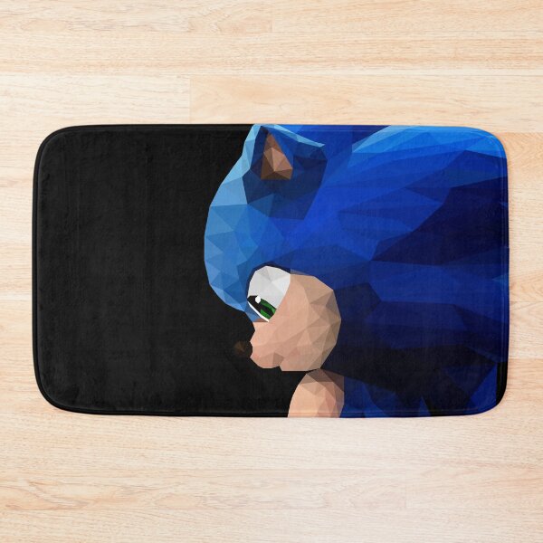 Item preview, Low Poly Blue Hedgehog – Geometric Speedster Character Art designed and sold by OrangePoly.