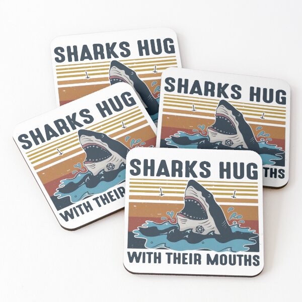 Item preview, Sharks Hug With Their Mouths designed and sold by Stunning-Art.