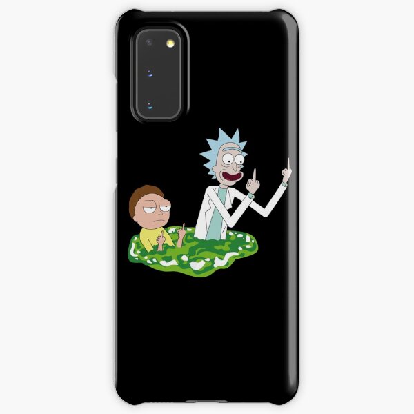 Oh Geez Rick Slim Fit T-Shirt Samsung Galaxy Snap Case