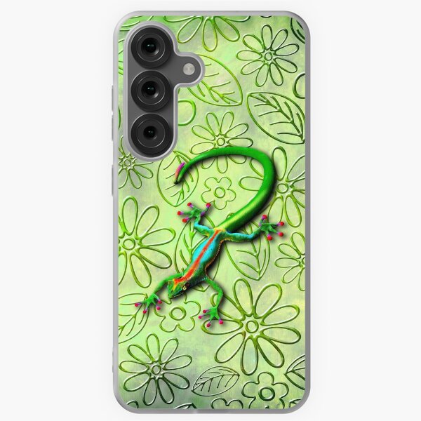 Gecko Lizard Rainbow Colors Samsung Galaxy Soft Case
