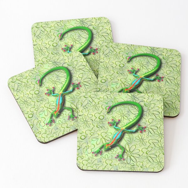 Item preview, Gecko Lizard Rainbow Colors designed and sold by BluedarkArt.