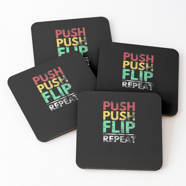 Item preview, Push Push Flip Repeat - For Skaters designed and sold by Slicki.