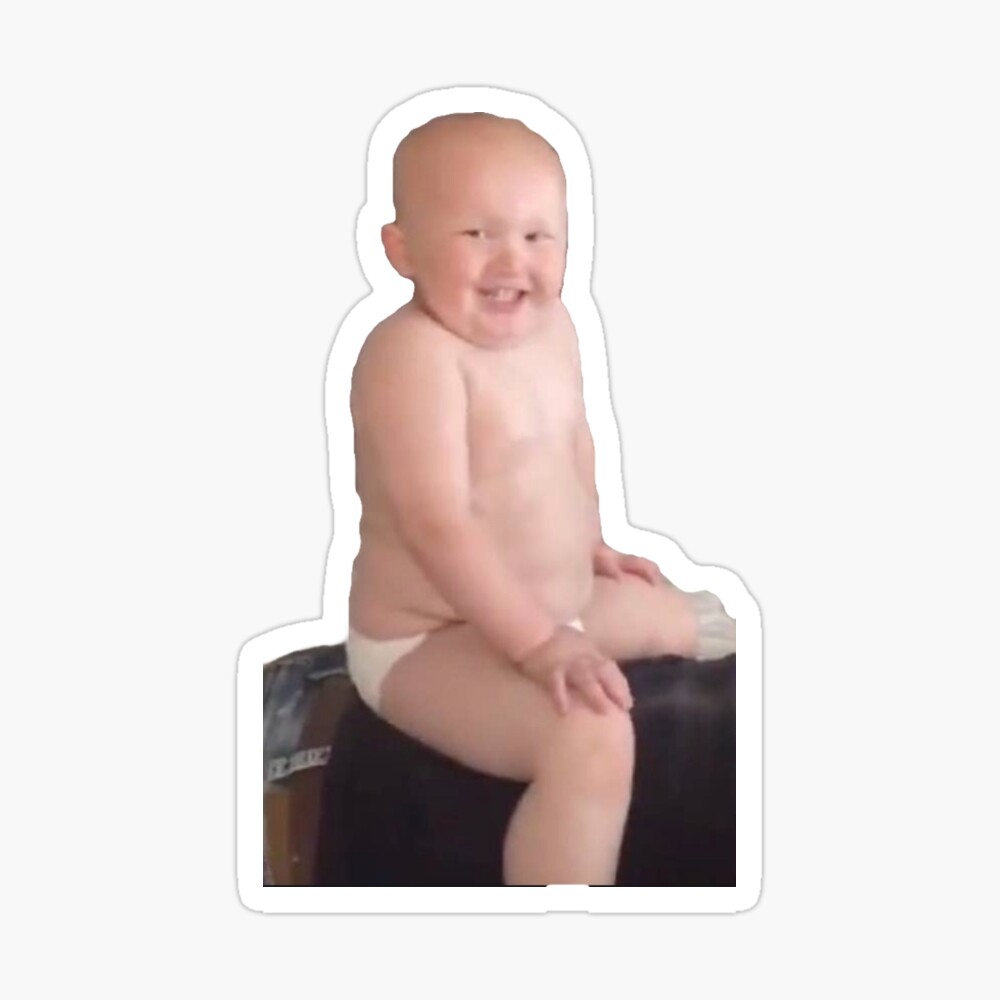 Giant Tik Tok Baby Poster By Sabravo Redbubble