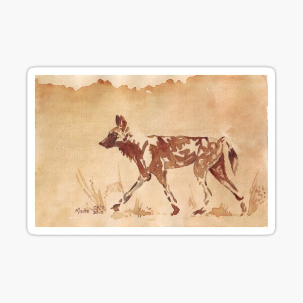 Painted Dog - African Wild Dog Sticker