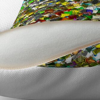 Alternate view of Glamorous glitter,shiny and luscious Throw Pillow