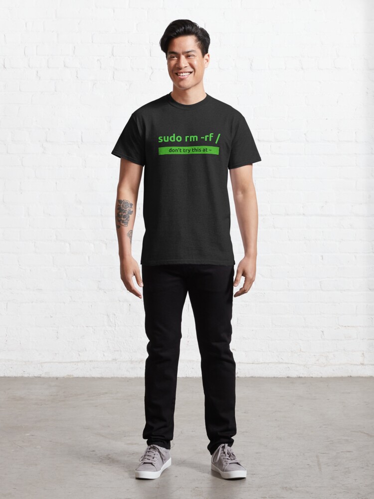 Alternate view of Sudo Linux Programming Command Classic T-Shirt