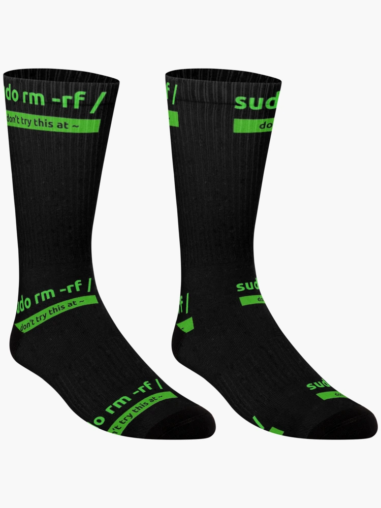 Thumbnail 3 of 5, Socks, Sudo Linux Programming Command designed and sold by Sizzlinks.