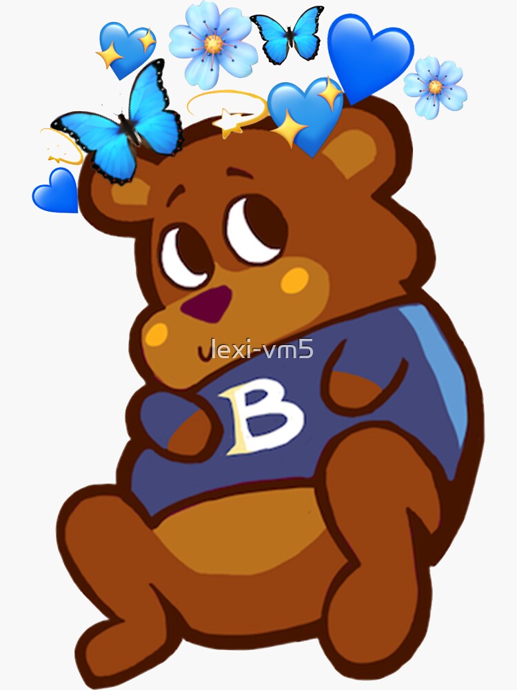 "Millie Barnard Bear " Sticker by lexivm5 Redbubble