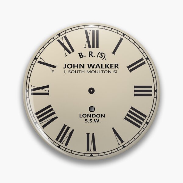 Item preview, John Walker Railway Clock designed and sold by vastasquoheem.