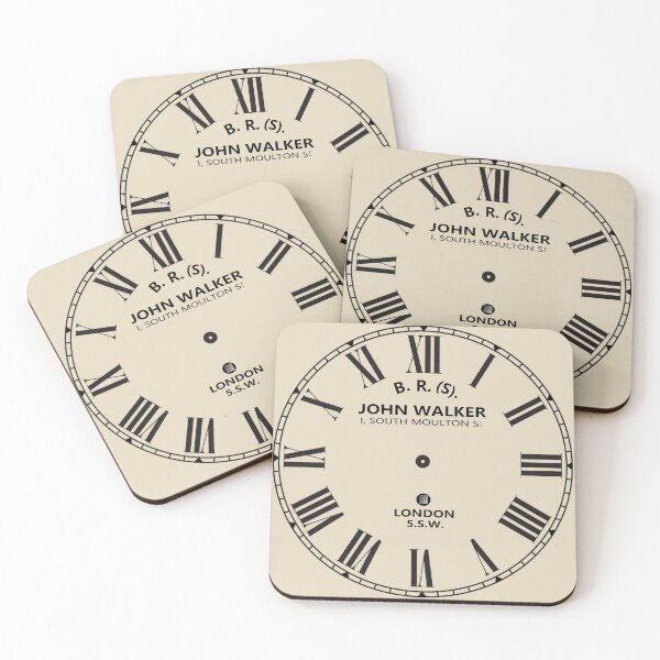 Item preview, John Walker Railway Clock designed and sold by vastasquoheem.