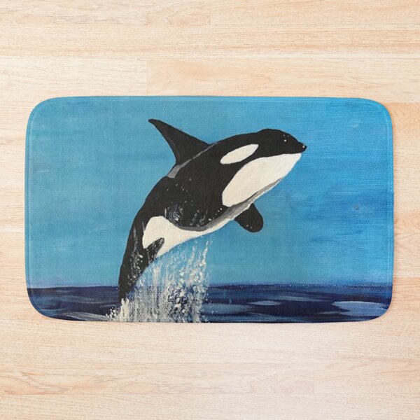 Item preview, Killer whale or Orca in acrylics on canvas designed and sold by PaulBenbowArt.