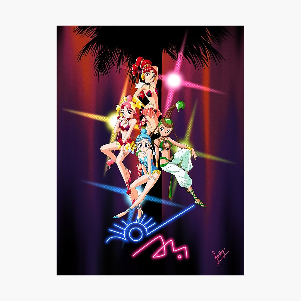 Amazoness Quartet Dead Moon Circus Sailor Moon Poster By Sassyspice Redbubble