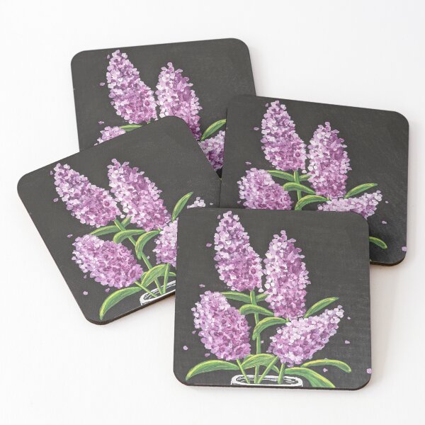 Item preview, Lilacs in a Mason Jar designed and sold by ElleEmme.