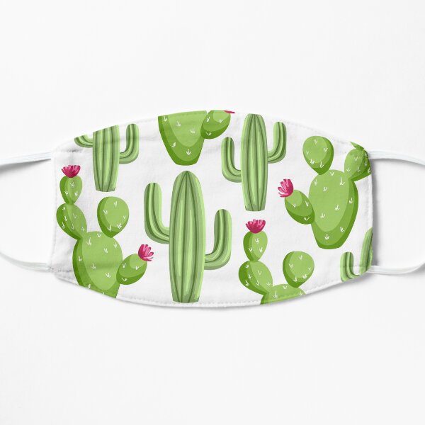 bloom daily planners cacti Flat Mask