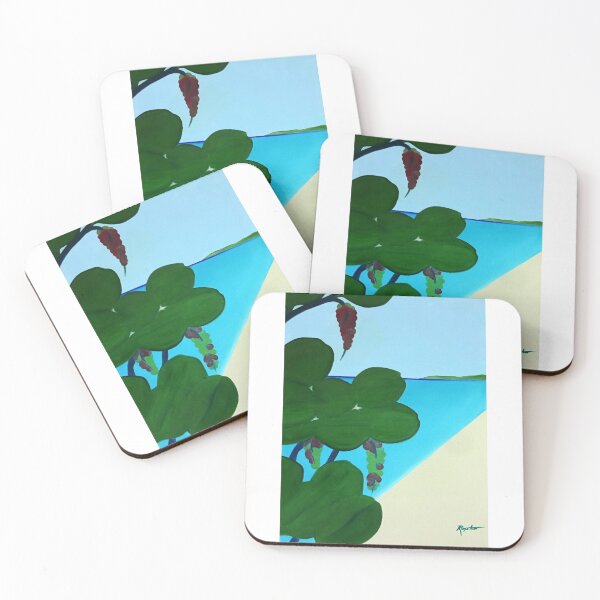 Item preview, Island Life Seagrape w/o border. designed and sold by Motorzooi.
