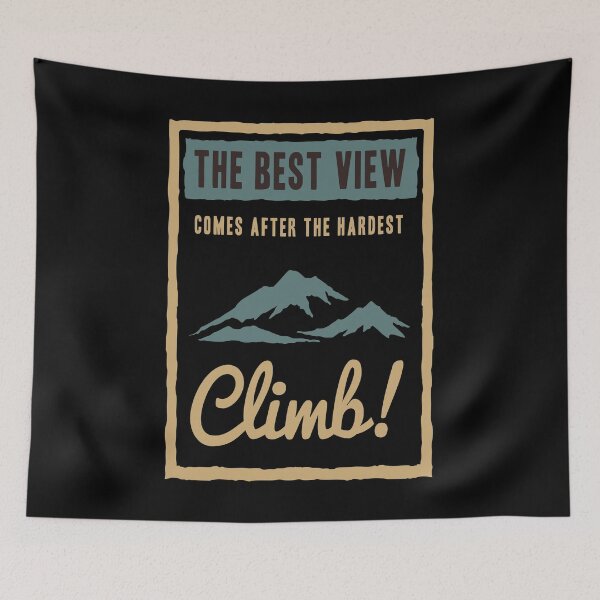 Item preview, The Hardest Climb - Outdoor Activity Camping Camp designed and sold by MemphisCenter.