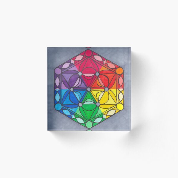 Mike Color Wheel Acrylic Block