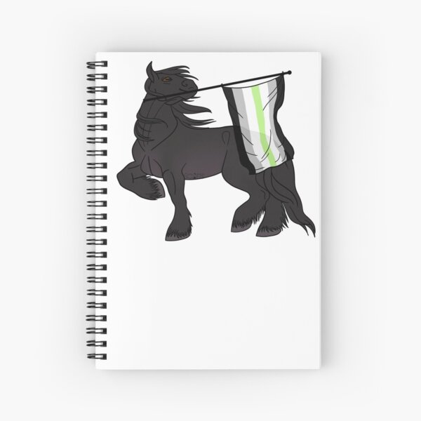 Aperçu de l'œuvre Agender flag (black draft) [Queer horse] créée et vendue par ScotisFr.