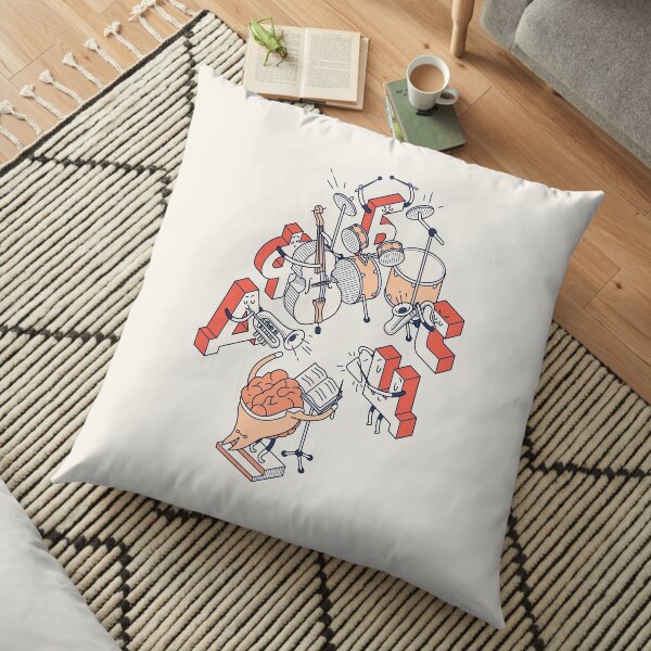 Letters orchestra Floor Pillow