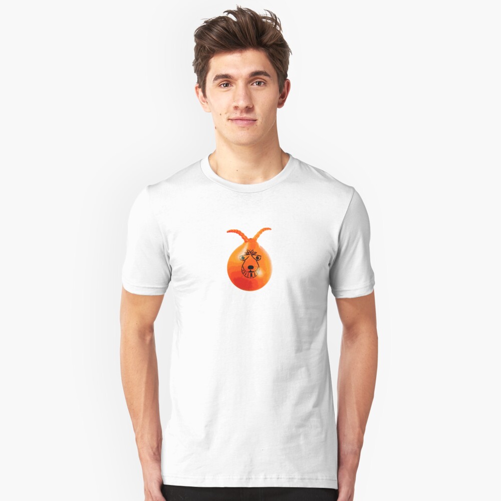 Retro 8-bit Space Hopper Slim Fit T-Shirt