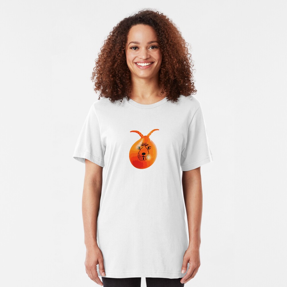 Retro 8-bit Space Hopper Slim Fit T-Shirt