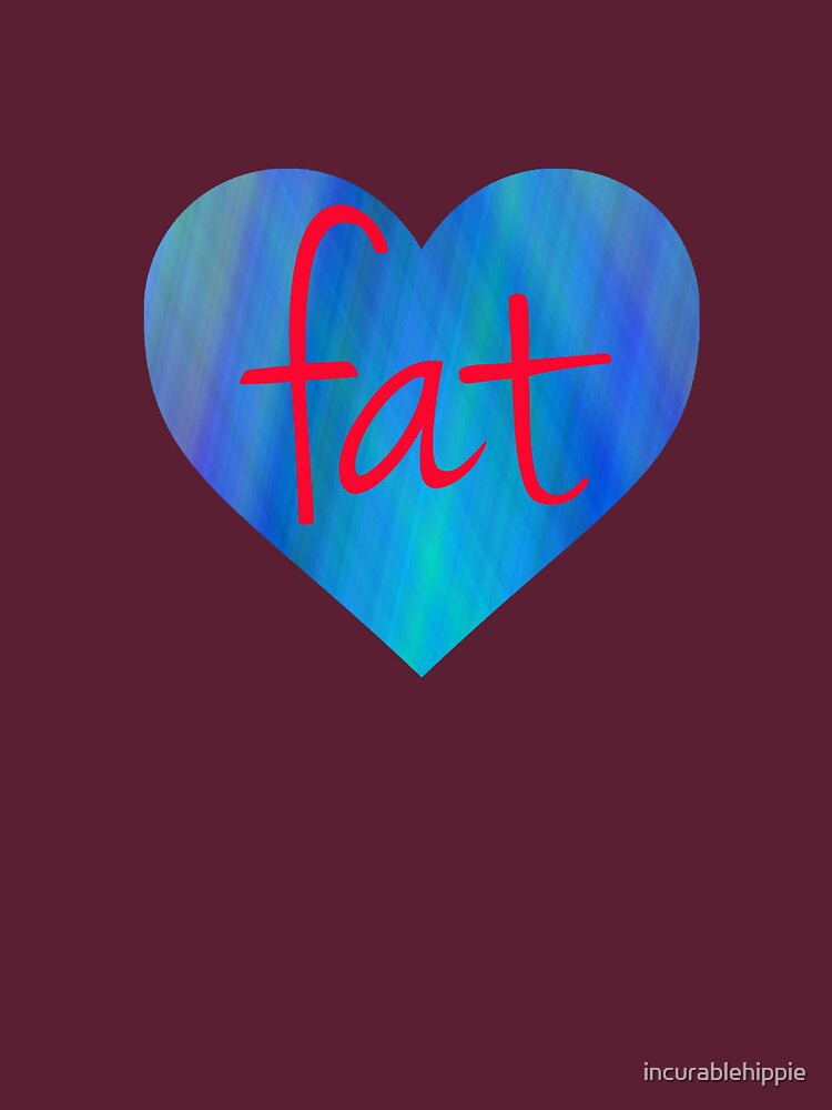 Love Fat (Blue and Red) by incurablehippie