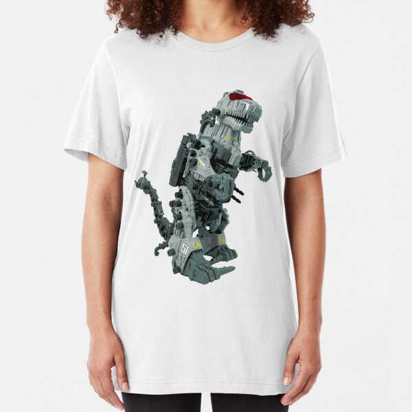 Zoidzilla 8-bit style Slim Fit T-Shirt