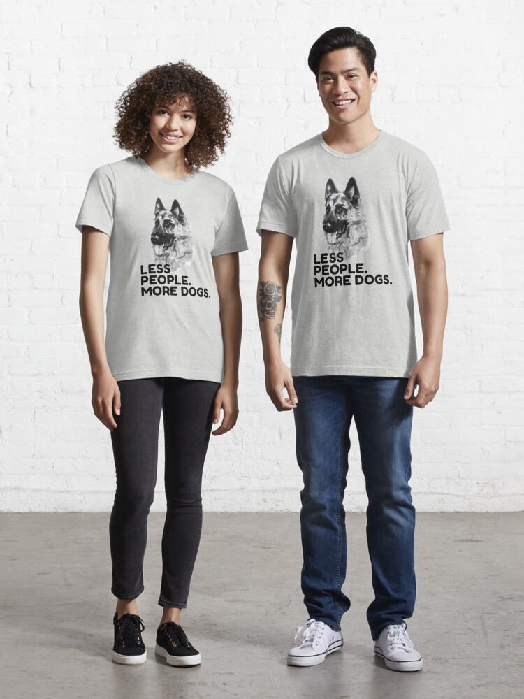 Dad Shirt, Funny Dog Shirt, Mens Dog T shirt, Gift for Lovers, Shirt for Dog Owners, Gift for Dog Owner, Less People More Dogs" T-shirt by saifDZ | Redbubble