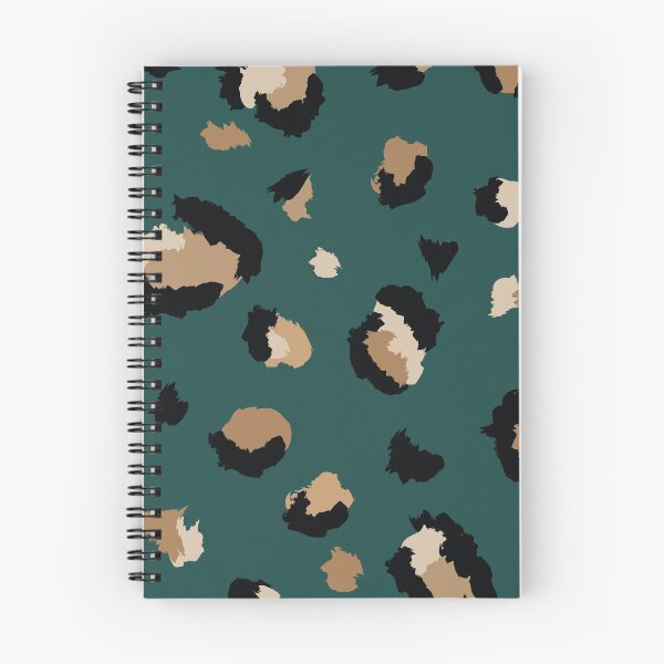 Item preview, Estampado de leopardo verde azulado designed and sold by Brushedinbold.
