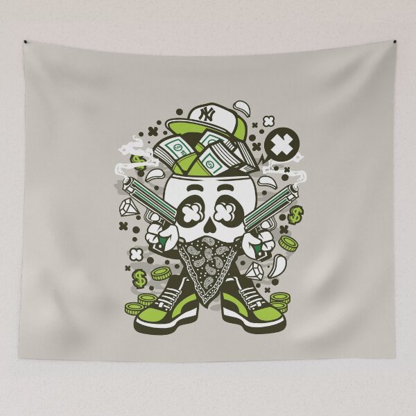 Item preview, Skull Gangster designed and sold by Nickelparis.