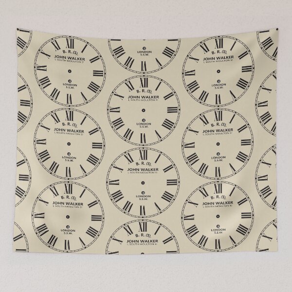 Item preview, John Walker Railway Clock designed and sold by vastasquoheem.
