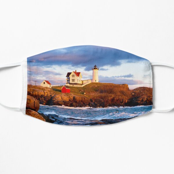The Nubble Lighthouse, York, Maine - 2 Flat Mask