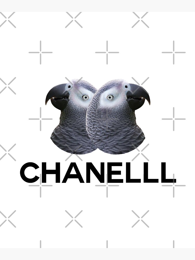 Chanel parrot meme Tote Bag for Sale by Etchedclothing