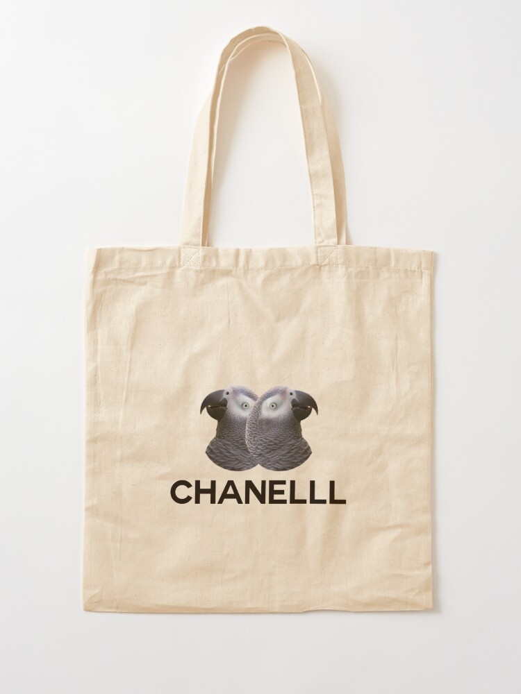 Chanel parrot meme | Tote Bag