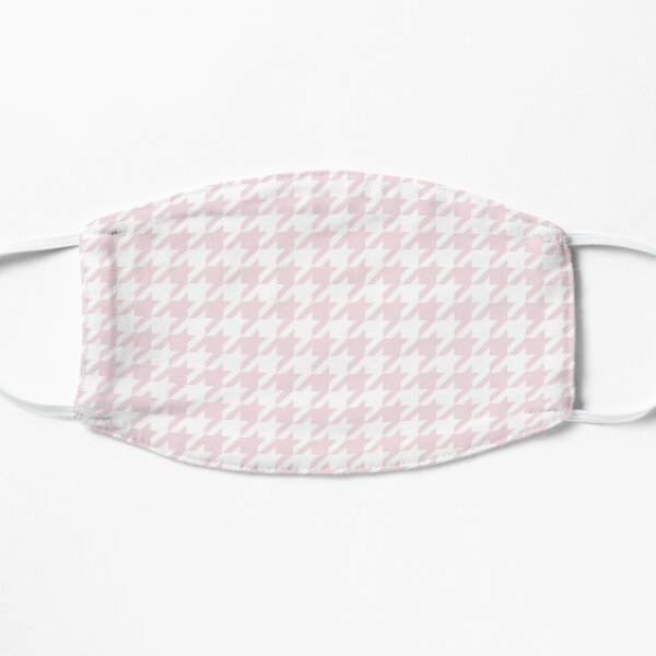 PINK HOUNDSTOOTH Flat Mask