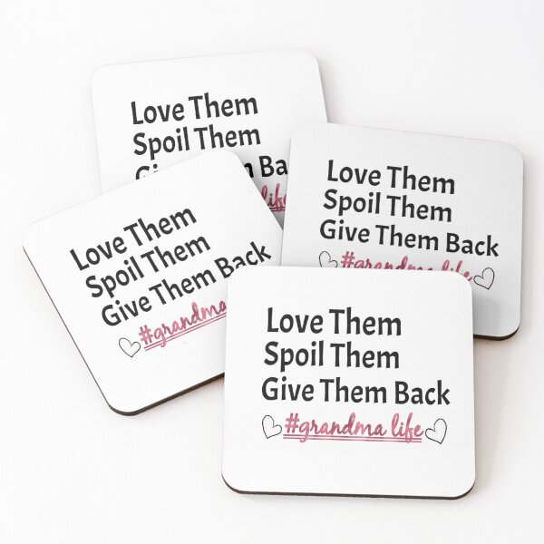 Item preview, Love them spoil them give them back : grandma grandmother gift for grandma funny granda best gift for grandma heart style idea design designed and sold by Chamssou.
