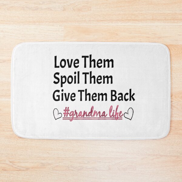 Item preview, Love them spoil them give them back : grandma grandmother gift for grandma funny granda best gift for grandma heart style idea design designed and sold by Chamssou.