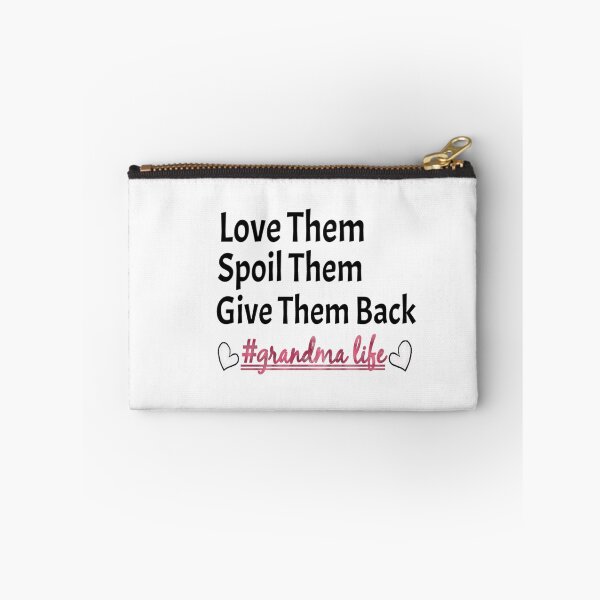 Item preview, Love them spoil them give them back : grandma grandmother gift for grandma funny granda best gift for grandma heart style idea design designed and sold by Chamssou.
