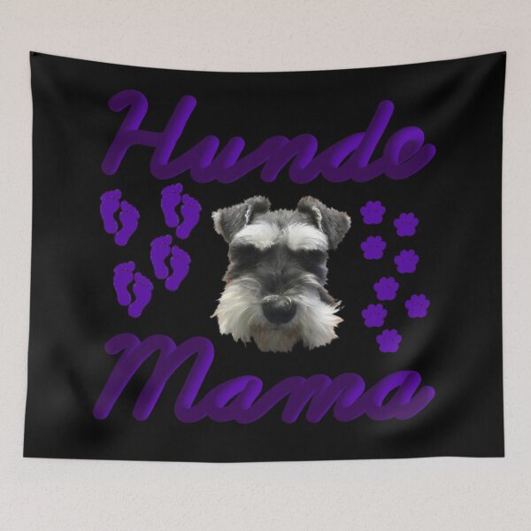 Item preview, Hundemama Schnauzer Purple designed and sold by JWDesigns777.