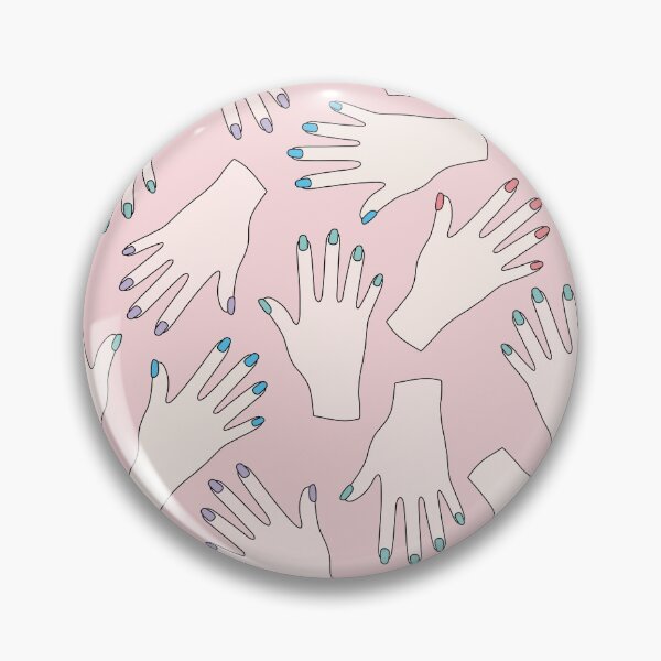 Item preview, Simple Pink Pastel Pattern - Nail Studio - Manicured Hands designed and sold by XOOXOO.