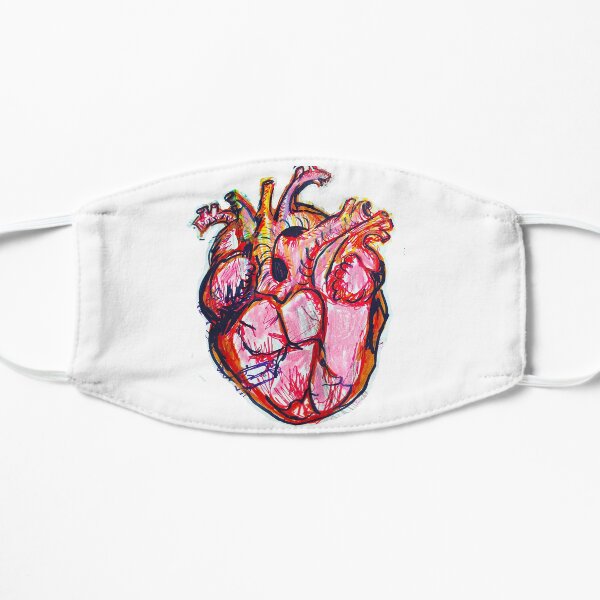 Corazon de Palabras y Pintura Mask