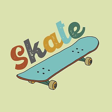Skateboard Retro Sticker for Sale by Pickle-Lily  Skateboard stickers,  Skate stickers, Cool stickers