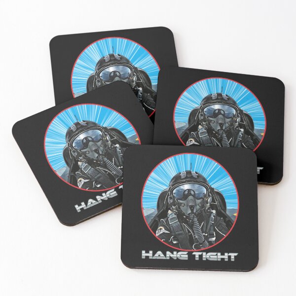 Item preview, Fighter Pilot - Hang Tight designed and sold by RedBubbleBoom.