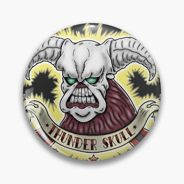 Item preview, THUNDER SKULL designed and sold by firebrander.