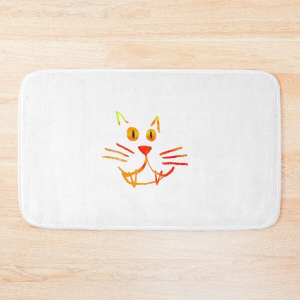 Item preview, Toothy Cat Face in Fiery Colors  designed and sold by Amanda1775.