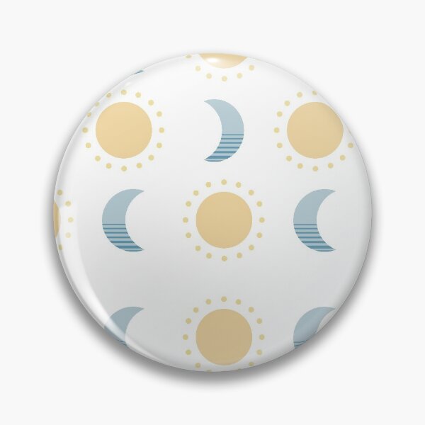 Item preview, retro sun and moon designed and sold by Abby Busis.