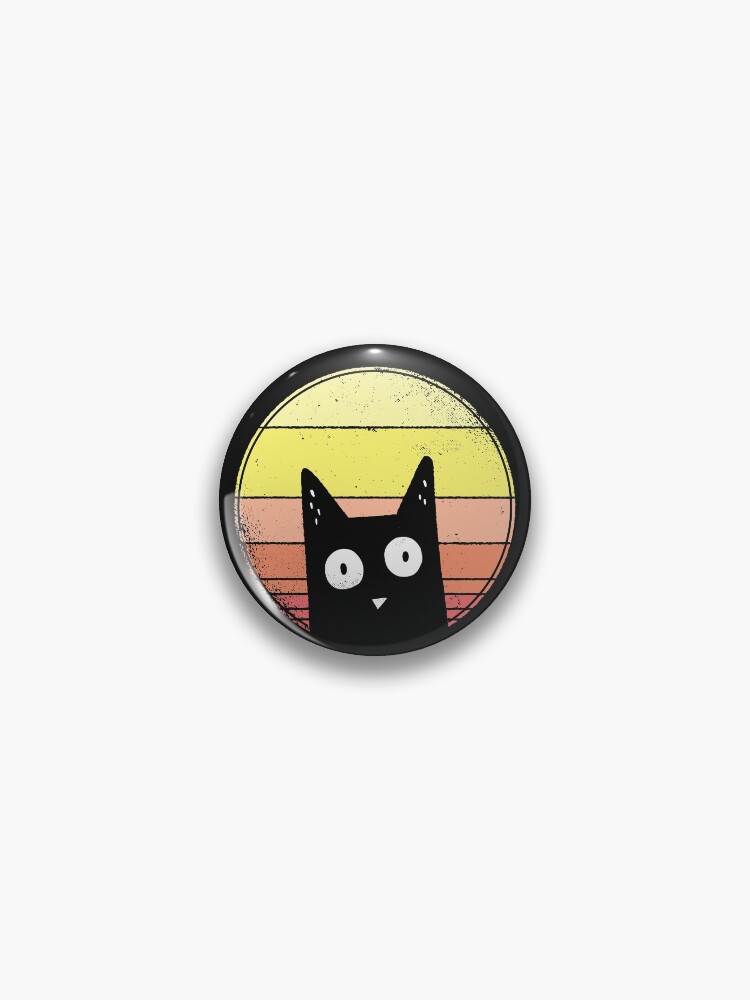 Set of 8 pin back buttons badges pins featuring cute Kittens! Cats! Kitties! Kittens!