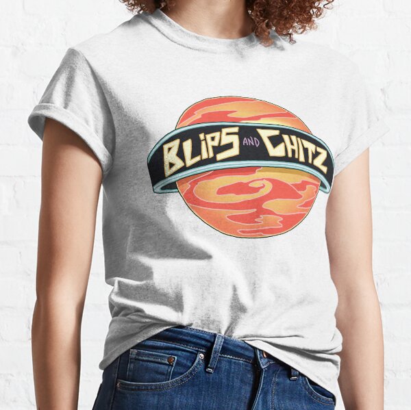 Blips and Chitz; Rick and Morty Classic T-Shirt