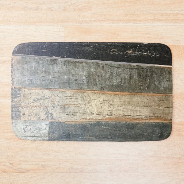 Item preview, distressed beach rustic country farmhouse chic teal barn wood designed and sold by LEILA ART SPACE.