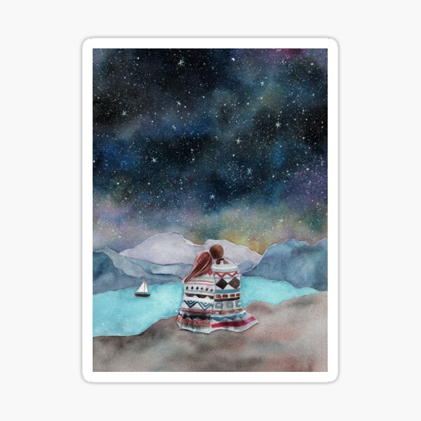 Item preview, Love under the stars designed and sold by Tina van Dijk.